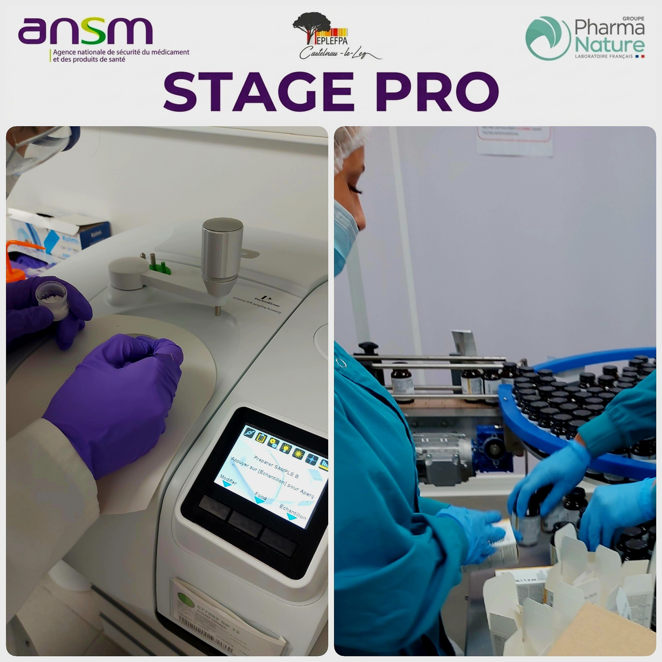 You are currently viewing Immersion en laboratoire et production : nos élèves de 2nde Pro et BAC Pro en stage à l&rsquo;ANSM et chez Pharma Nature